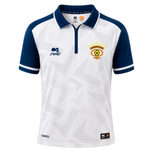 CAMISETA DE SALIDA BLANCA CON AZUL 2026