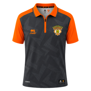 CAMISETA DE SALIDA GRIS CON NARANJO 2026